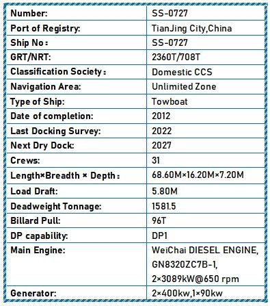 2012 Built Towboat For Sale - 32 - ShipsTrading