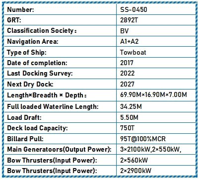 2017 Built Towboat For Sale - 4 - ShipsTrading