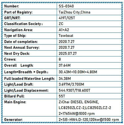2020 Built Towboat For Sale - 2 - ShipsTrading