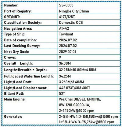 2024 Built Towboat For Sale - 11 - ShipsTrading