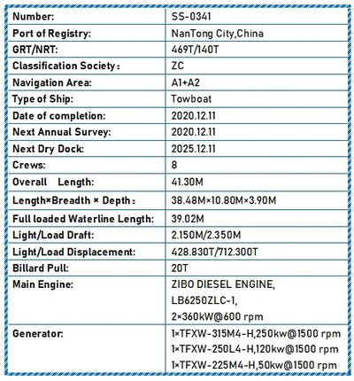 2020 Built Towboat For Sale