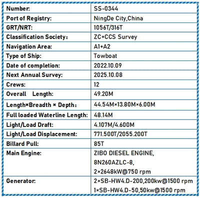 2022 Built Towboat For Sale