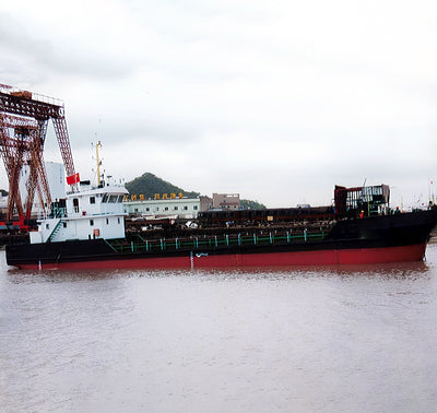 2007 Built 300 DWT Self Driven Split Hopper Barge For Sale