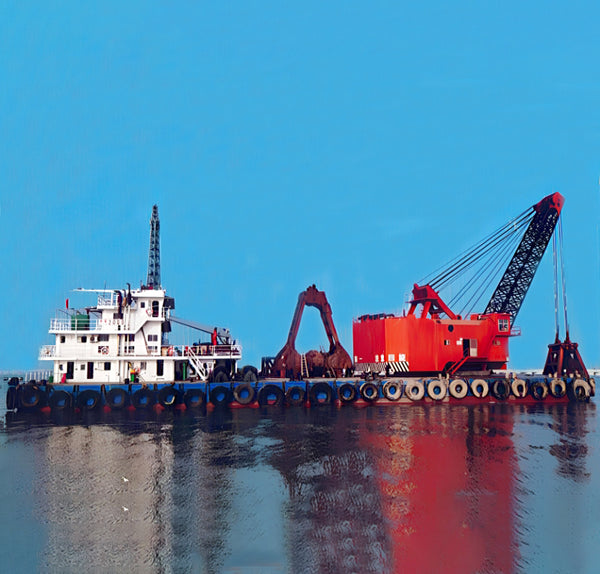 2011 Built 100 DWT Grab Dredger Vessel For Sale