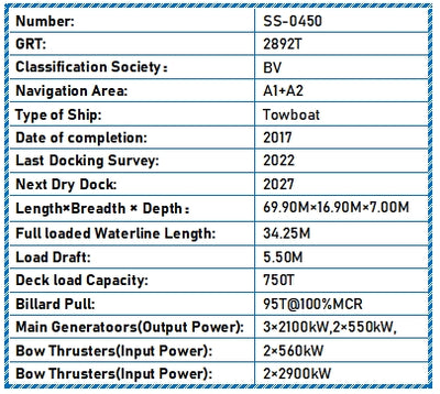 2017 Built Towboat For Sale