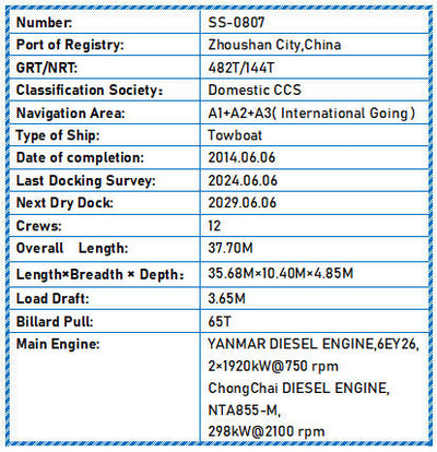 2014 Built Towboat For Sale