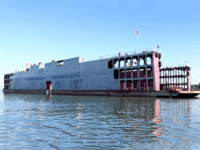 2016 Built (2021 Rebuilt) 14000 DWT Floating Dock For Sale