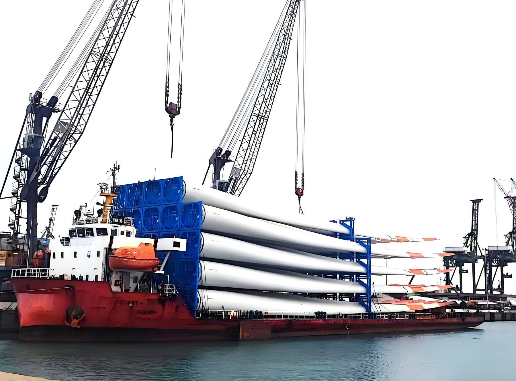 Détails de la vente d'une péniche de débarquement de 5 000 DWT construite en 2021 – 2