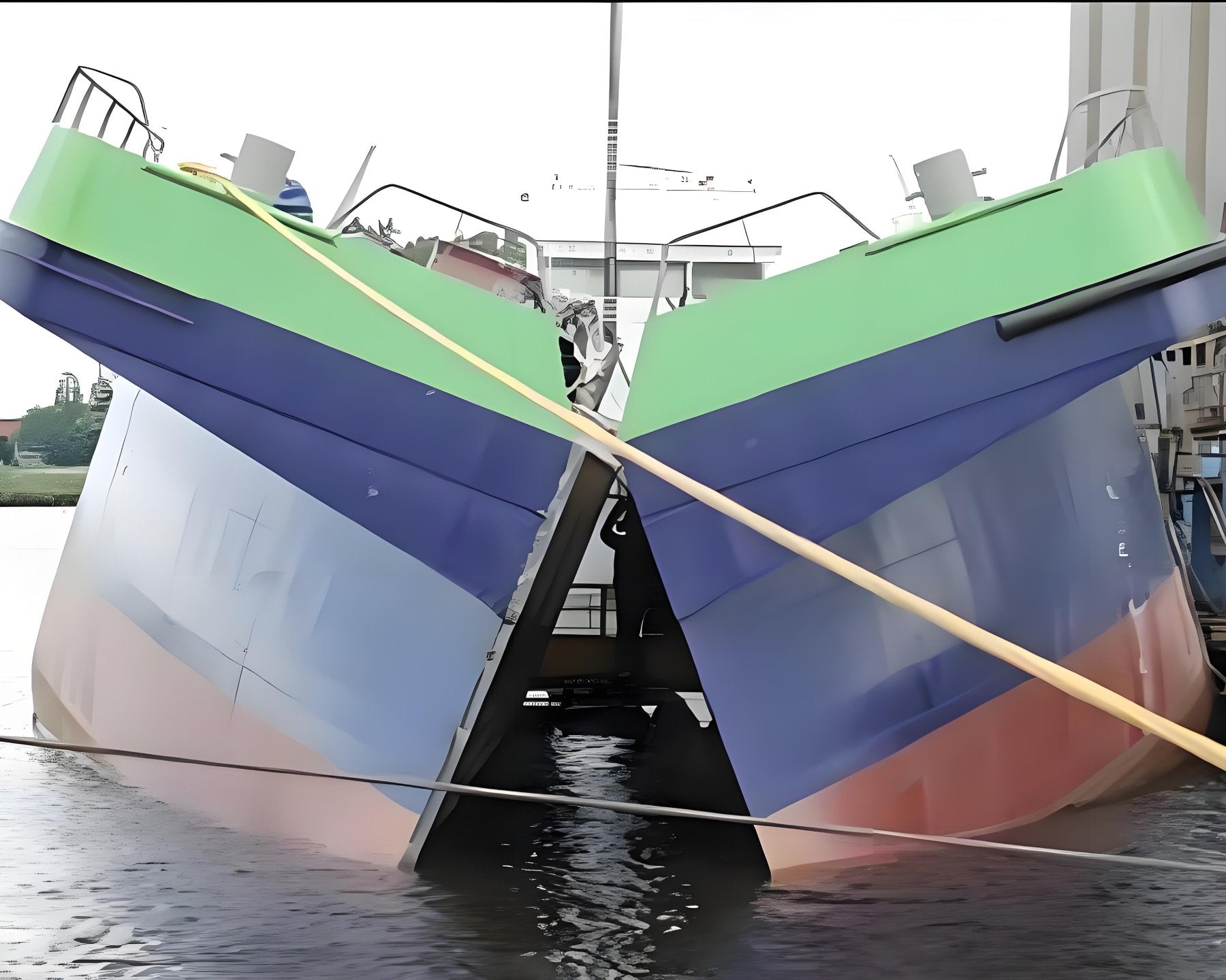 2024 Built 2600 DWT Self Driven Split Hopper Barge For Sale For Sale