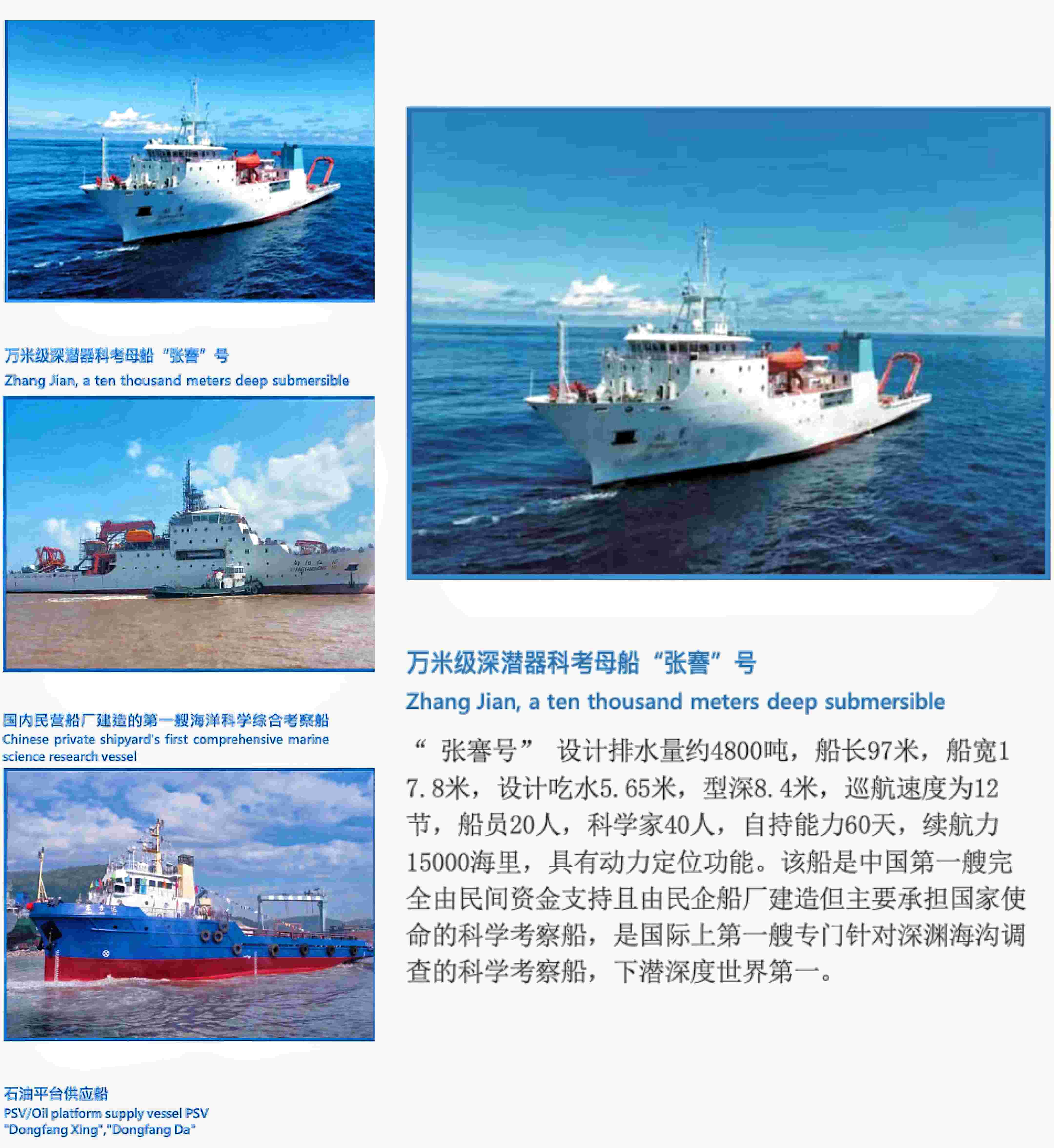 National Projects & Research Vessels Construction