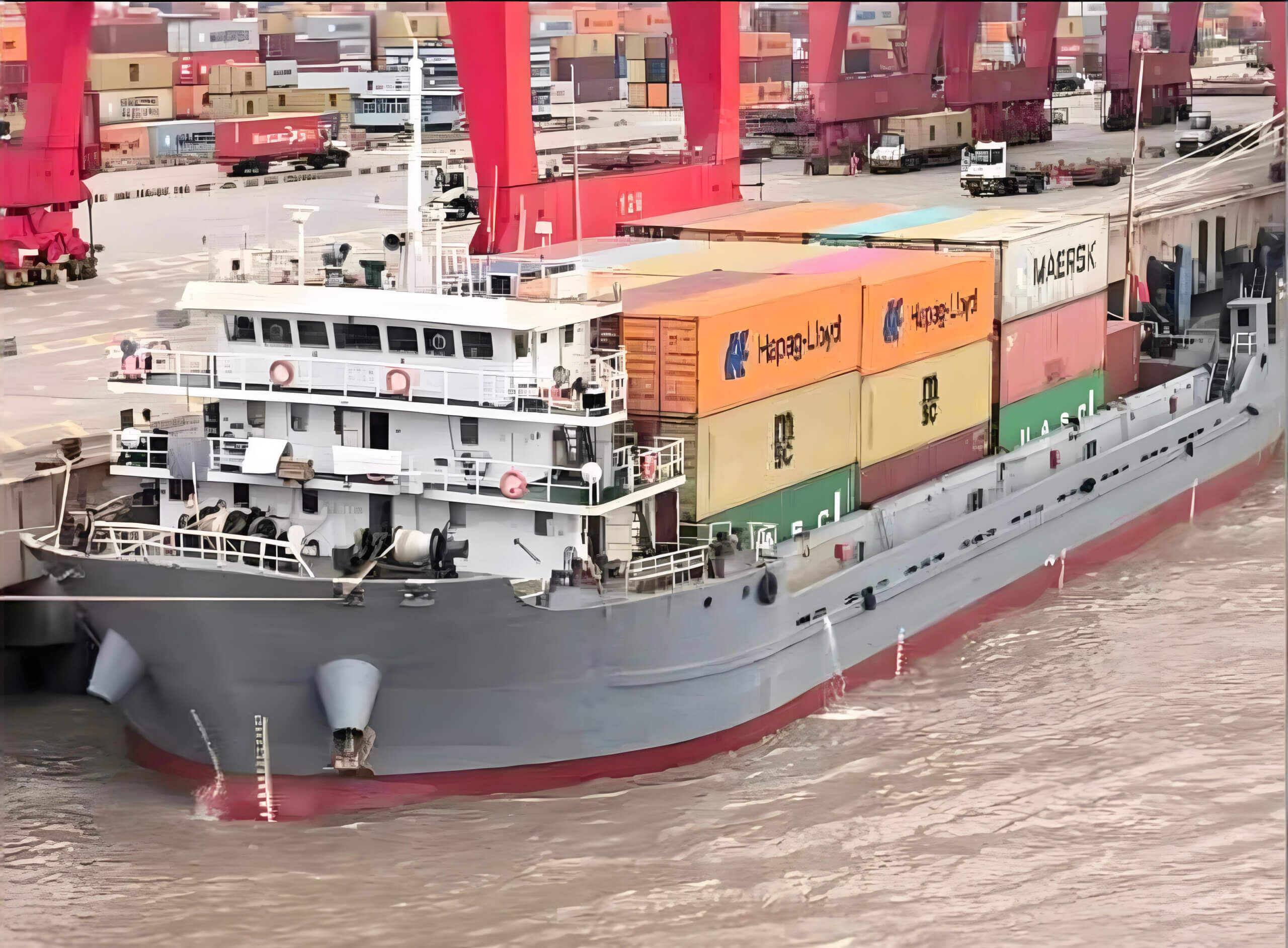 2007 Built 4100 DWT 280 TEU Container Ship For Sale Detail 2