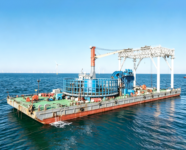 2011 Built 5400 DWT Pipe & Cable Laying Barge For Sale For Sale